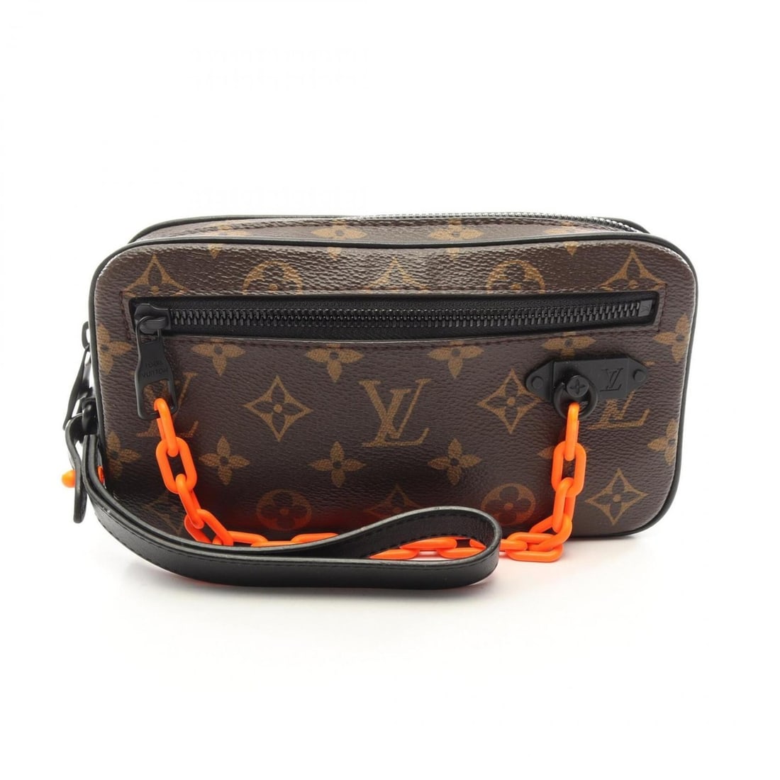 Louis Vuitton Pochette Volga Second Bag Clutch Handbag Coated Canvas Leather Monogram Solar Men's: --- Catalog ---Category: SizeSize (HxWxD): 11cm x 20.5cm x 4cm / 4.33'' x 8.07'' x 1.57''Category: DesignType: Clutch bag, Handbag, PochetteColor: Black, BrownGender: Men,WomenMaterial: Coated canvas 