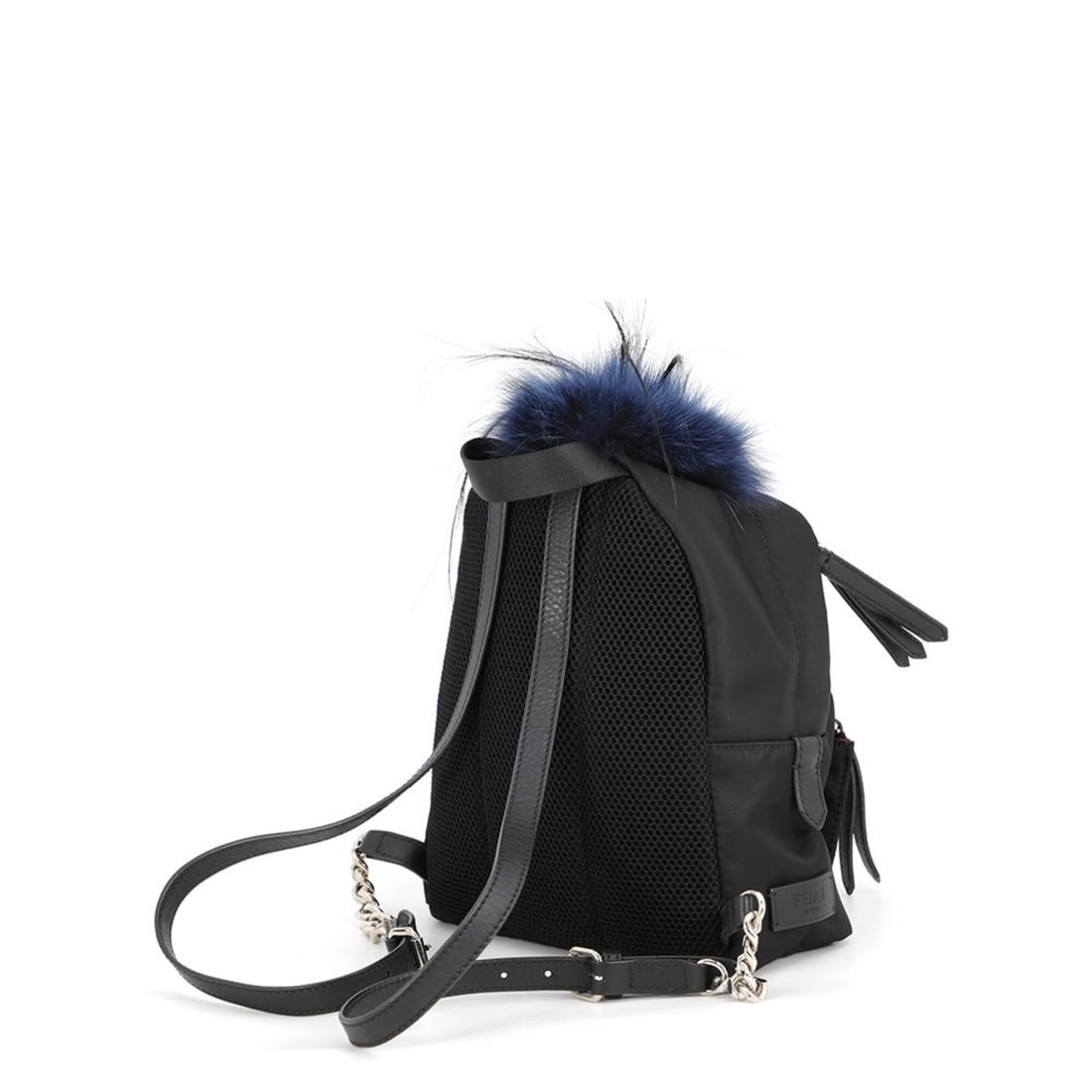 Fendi Bugs Monster Backpack, Leather & Nylon, 8BZ038, Handbag, Black, FENDI: --- Catalog ---Category: SizeSize (HxWxD): 24cm x 23.5cm x 9cm / 9.44'' x 9.25'' x 3.54''Category: DesignType: BackpackColor: Black, Multi-colorGender: WomenMaterial: Nylon , Leather Hardware Color: S
