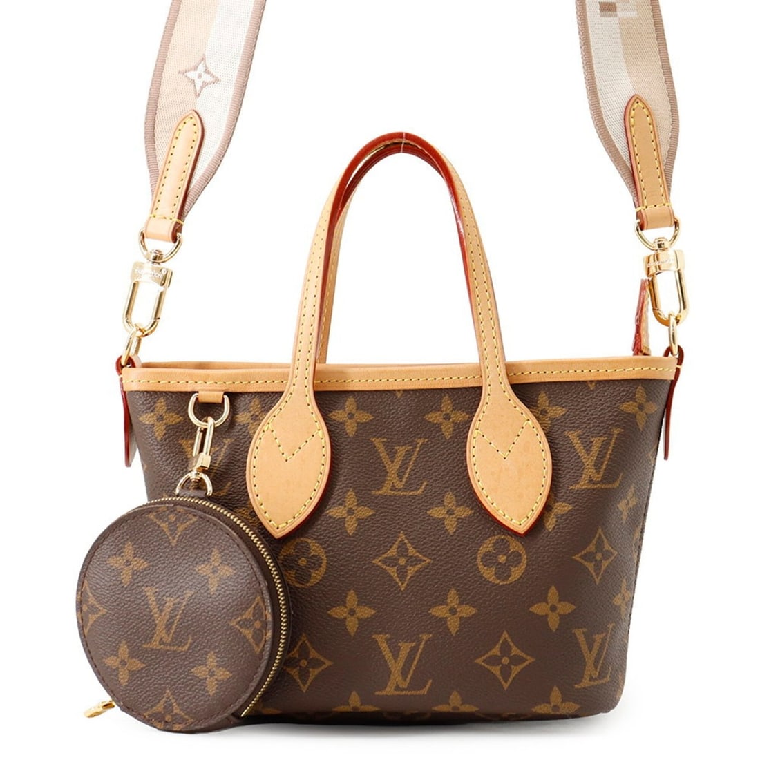 Louis Vuitton Monogram Neverfull BB Handbag M46705 LOUIS VUITTON 2-way for Women: --- Catalog ---Category: SizeSize (HxWxD): 14.5cm x 9cm x 8.5cm / 5.7'' x 3.54'' x 3.34''Category: DesignType: HandbagColor: BeigeGender: WomenMaterial: Monogram Category: GeneralMPN: M46705Brand: Lou