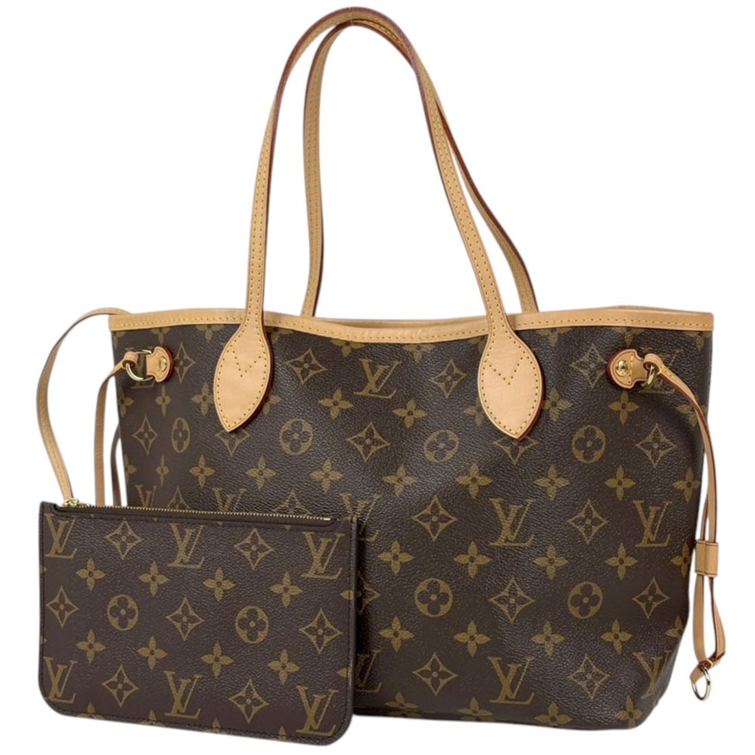 Louis Vuitton Neverfull PM Tote Bag, Monogram Brown, M46979, Women's: --- Catalog ---Category: SizeSize (HxWxD): 22cm x 28cm x 13cm / 8.66'' x 11.02'' x 5.11''Category: DesignType: Tote bagColor: BrownGender: WomenMaterial: Monogram Category: GeneralBrand: Louis Vuitton