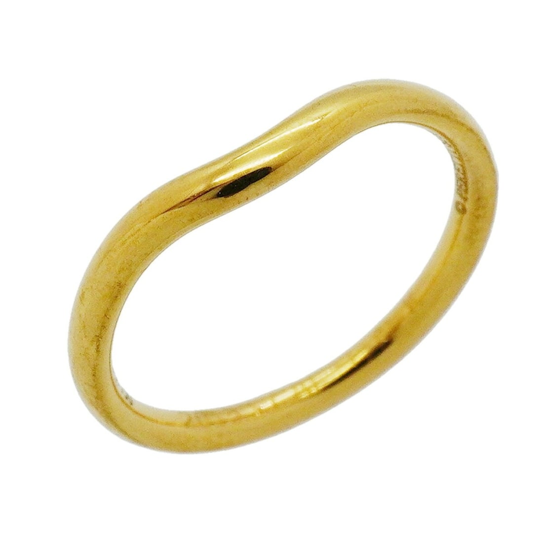 Tiffany & Co. Curved Band Ring, 18K Yellow Gold, Size 12, Women's: --- Catalog ---Category: SizeJP Size: 12US Size: 6.5Category: DesignType: Band ringGender: WomenMaterial: Yellow gold (18K)Category: GeneralBrand: Tiffany--- Item List ---Section: ConditionRanking: Ra
