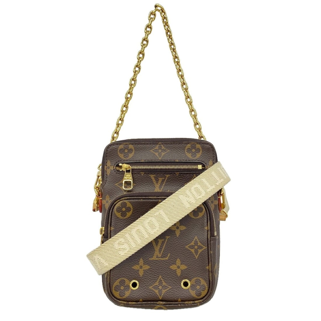 Louis Vuitton Monogram Utility Crossbody Shoulder Bag M80746 Brown Women's: --- Catalog ---Category: SizeSize (HxWxD): 19cm x 14cm x 6cm / 7.48'' x 5.51'' x 2.36''Category: DesignType: Shoulder bagColor: BrownGender: WomenCategory: GeneralMPN: M80746Brand: Louis Vuitton--- It