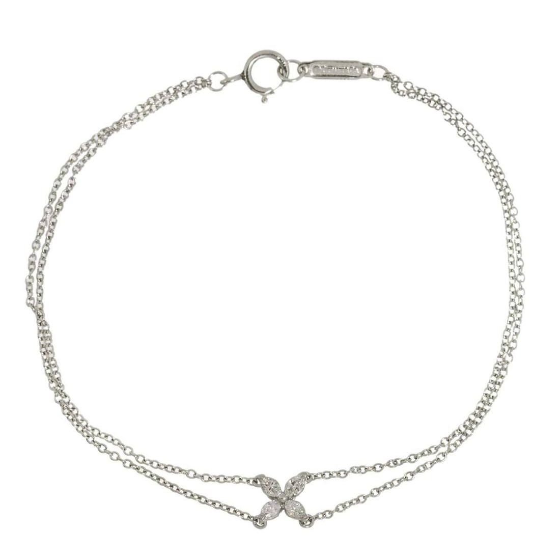 Tiffany & Co. Victoria Diamond Bracelet, 16.5cm, Platinum (Pt): --- Catalog ---Category: SizeLength: 16.5cm / 6.49''Category: DesignType: Charm braceletGender: WomenMaterial: Platinum 950Category: GeneralBrand: Tiffany--- Item List ---Section: ConditionRanking: Ra