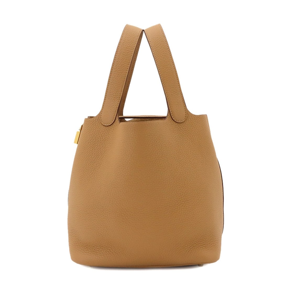 Piko Hermes Picotin Lock 22 MM Handbag, Taurillon Clemence Leather, Biscuit Pattern, U Stamp, Gold: --- Catalog ---Category: SizeSize (HxWxD): 22cm x 21.5cm x 17.5cm / 8.66'' x 8.46'' x 6.88''Category: DesignType: HandbagColor: Beige, BrownGender: WomenCategory: GeneralBrand: Piko--- Item List ---Se