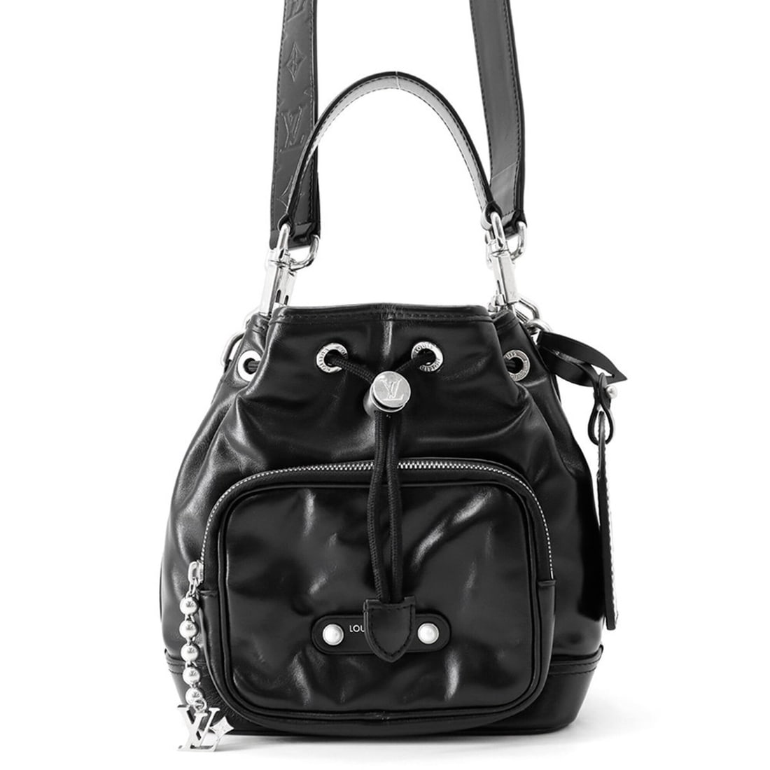 Louis Vuitton Noe Cargo M13985 Calf Leather Handbag, 2-way, Black. Men's Handbag.: --- Catalog ---Category: SizeSize (HxWxD): 24cm x 21cm x 12cm / 9.44'' x 8.26'' x 4.72''Category: DesignType: HandbagColor: NoirGender: MenMaterial: Leather Category: GeneralBrand: Louis VuittonCountr