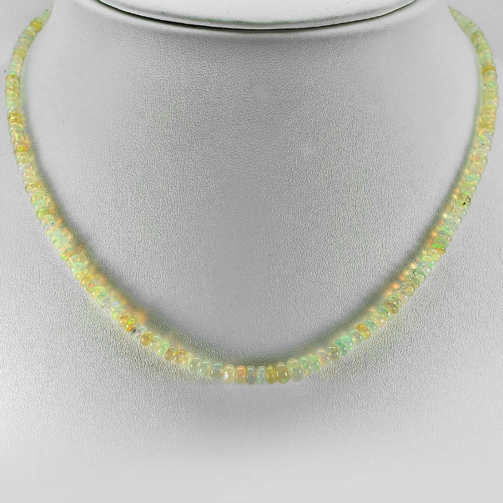 33.64 CT. NATURAL MULTI COLOR OPAL BEADS STRAND 17 (1 of 3)