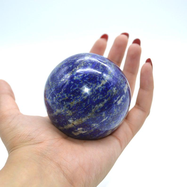 Natural Big Lapis Lazuli Ball (1 of 3)