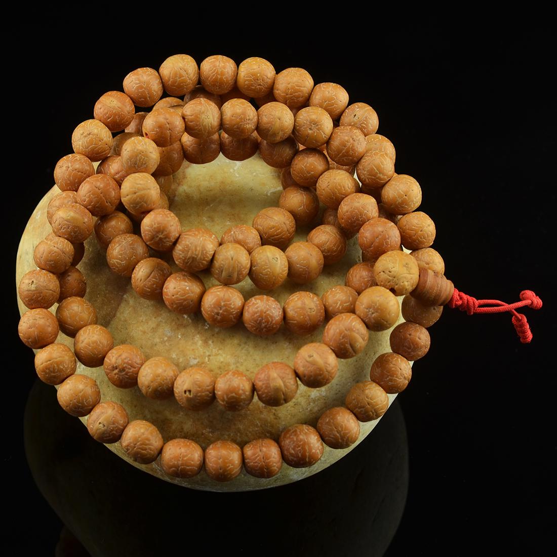 8 mm Bodhiseed 108 Prayer Beads Mala: 108 Meditation Prayer Beads Buddhist mala or prayer beads is used for counting scared mantras (prayers). The main perspective of buddhist mala prayer beads is to drive away evil and fill you and all b