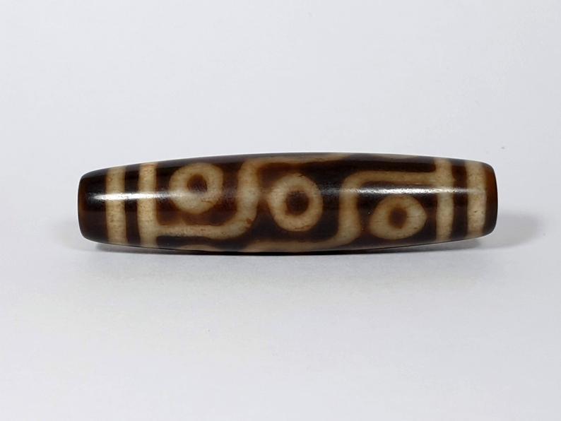 Antique Tibetan Nine Eye Motif Dzi Bead (1 of 5)