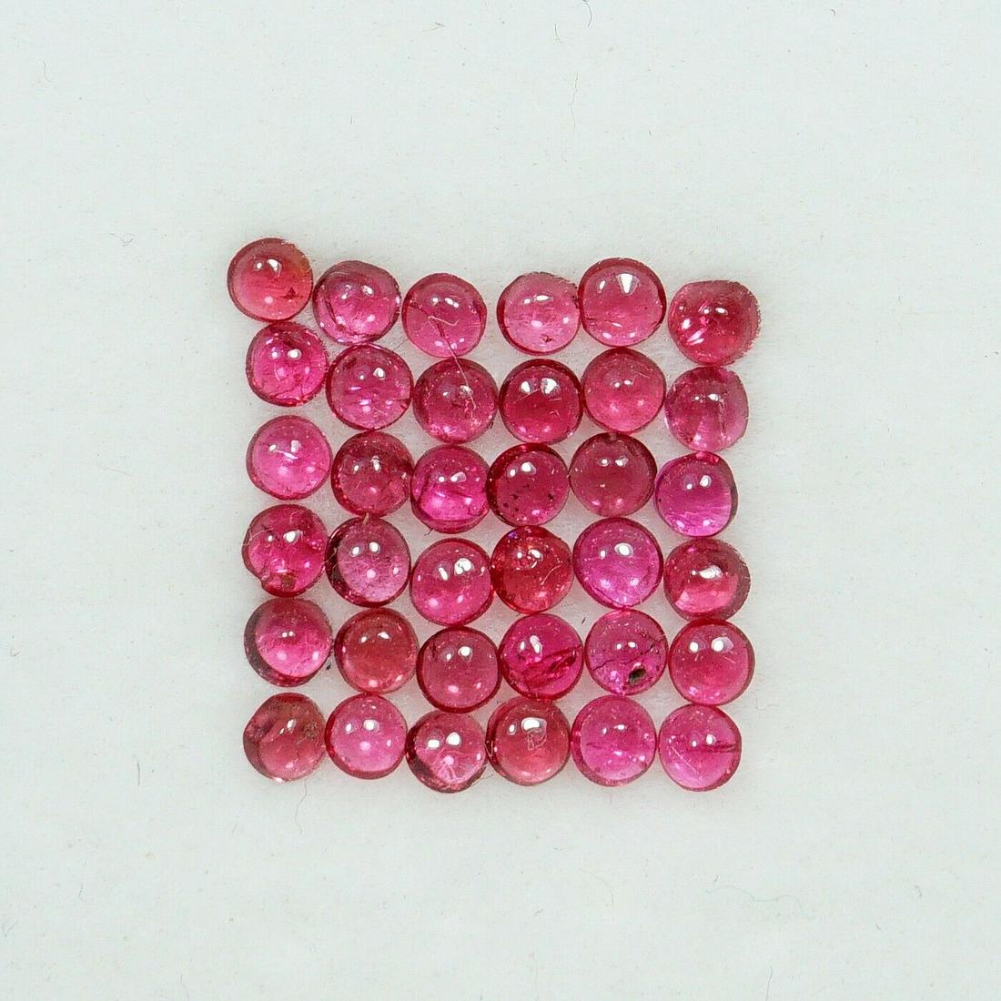 1.15 Cts Natural Red Spinel Cabochons Round Shape 2 mm: Shape: Round Cut Grade: Good Country of Origin: MOGOK, BURMA Variety/Type: Red Country/Region of Manufacture: Thailand Color: Red Natural/Lab-Created: Natural Transparency: Transparent Length: 2 MM Tr