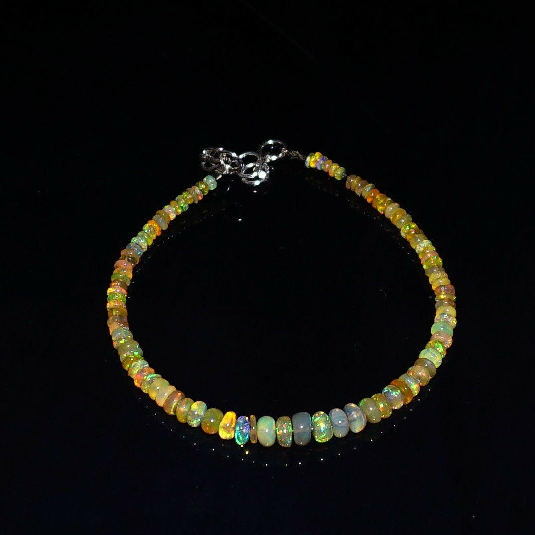 Natural Opal Beads Bracelet 3-5 mm, 18.90 Carats (1 of 2)