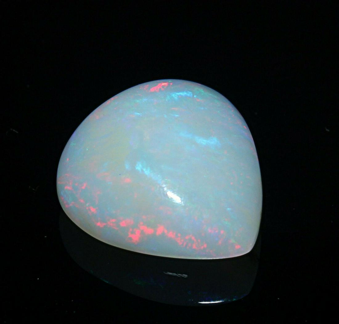 5CT 13.5x14MM Natural Ethiopian Welo Fire Opal Cabochon (1 of 3)