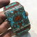 Gypsy Tibetan Designer Turquoise & Coral Bangle - 4