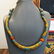 Vintage Turquoise & Amber Antique Handmade necklace