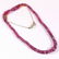 Natural Ruby Necklace Sterling Silver Chain 18 Inch - 3