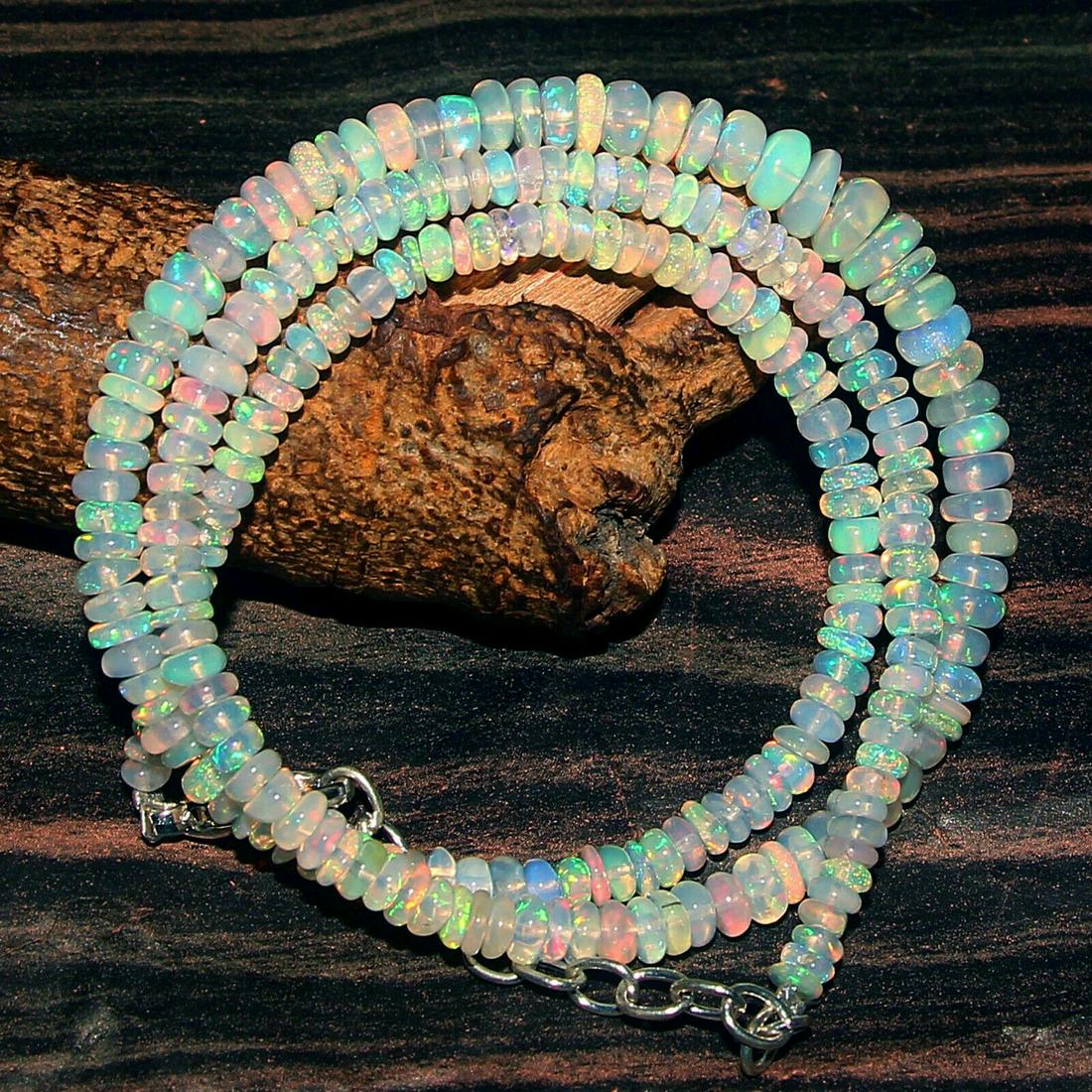 3.5-6 MM Natural Ethiopian Welo fire Opal Beads: Shape: BeadBeads Size: 3.5 To 6.5 MM Country of Origin: EthiopiaColor: Multi-ColorCountry/Region of Manufacture: IndiaTransparency: Transparent Natural/Lab-Created: NaturalTreatment: None (No Enhancem