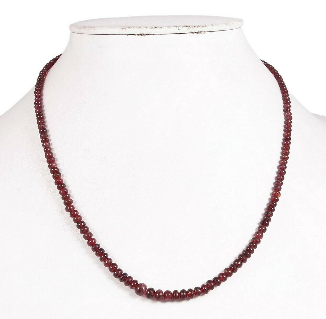 Natural Burma Red Spinel Necklace 3 MM To 6 MM 65 CT (1 of 2)