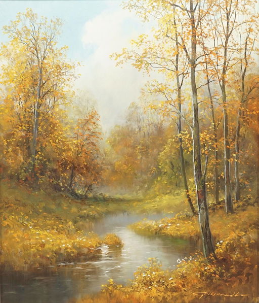 Landschaftsmaler Sommer Im Wald Herbst Oct 24 Kunst Und Auktionshaus Breitschuh In Germany