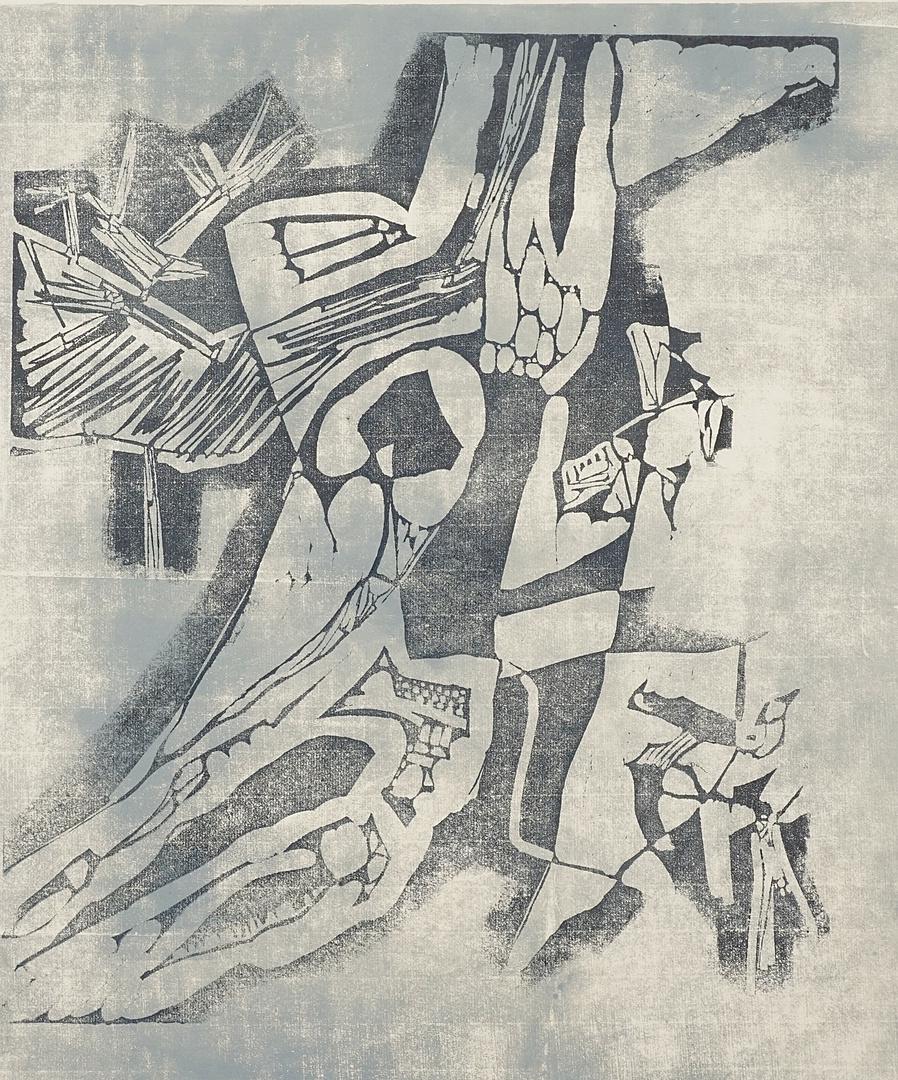 Fathwinter (actually Franz Alfred Theophil Winter 1906-1974), Composition in grey (1 of 4)