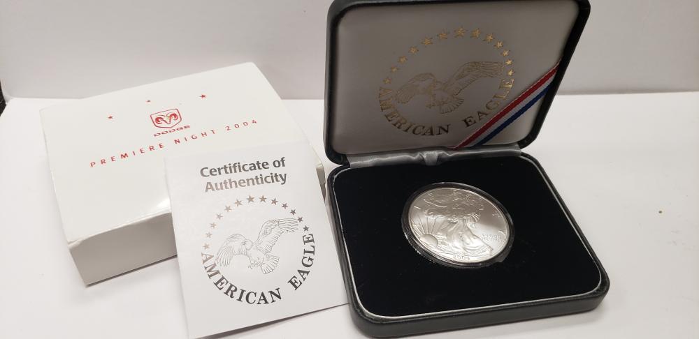 2007 American Eagle 1oz Silver Coin w/ COA (1 of 3)