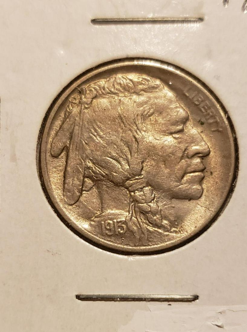 1913 Buffalo Nickel AU Condition (1 of 3)