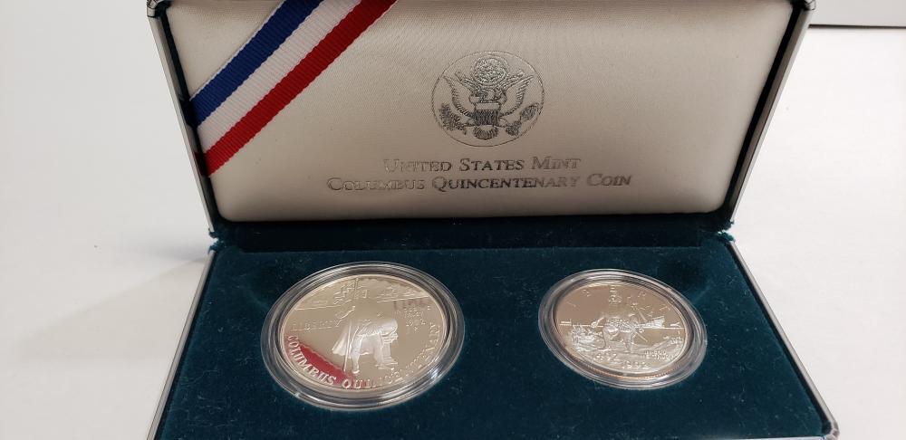 1992 Quincentenary 2 Coin (Dollar & Half) Coin Set (1 of 5)