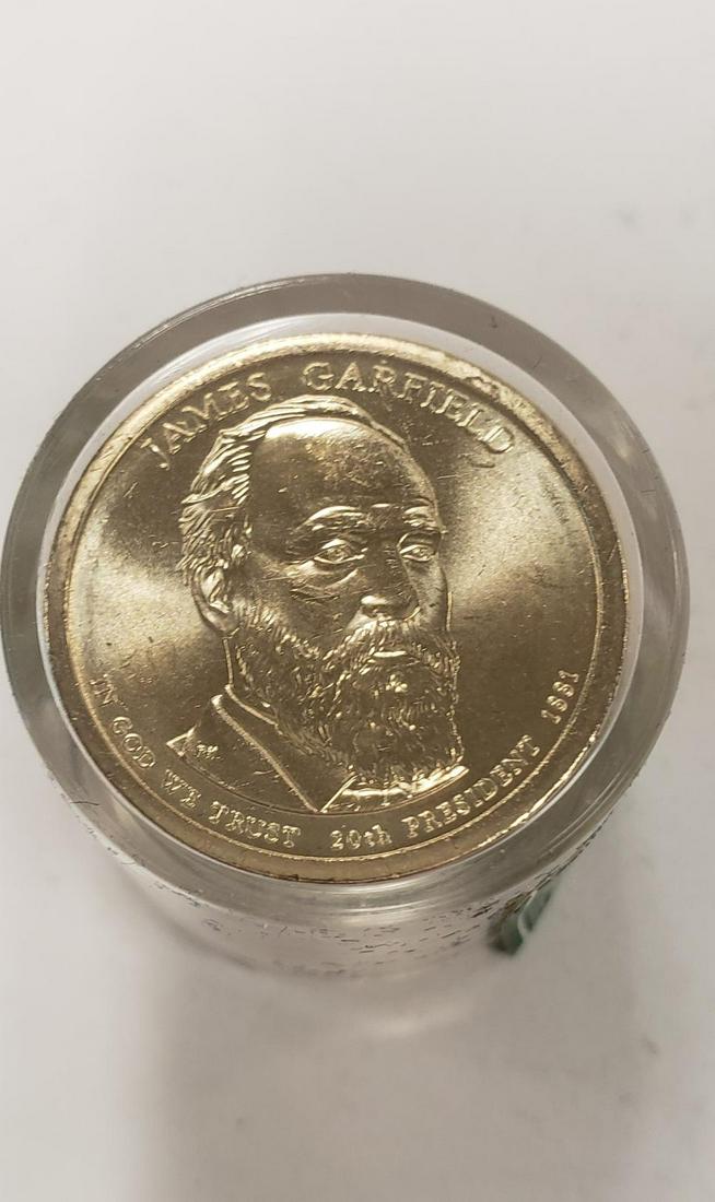 2011 James Garfield Danbury Mint Sealed Unsearched Roll: Danbury Mint sealed roll