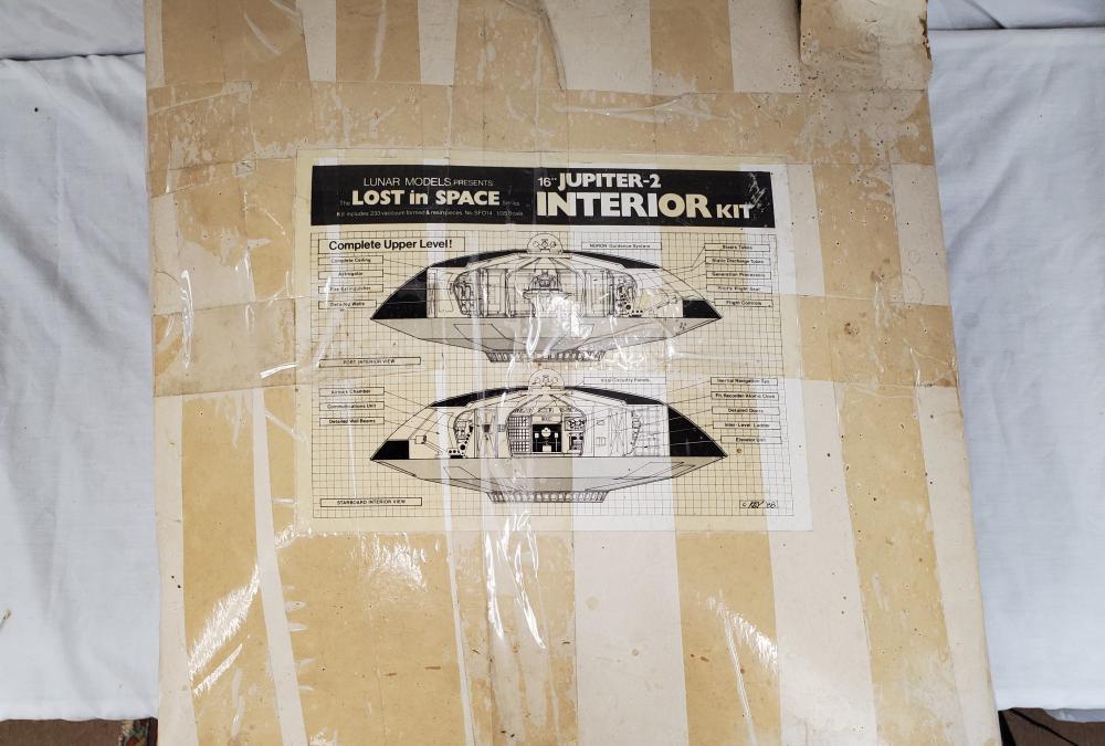 Lost in Space Jupiter 2 Interior 16" model kit by Lunar: was told that this was a rare mail in kit guaranteed complete