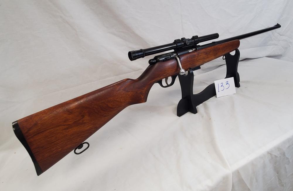 Marlin Model 80 .22 cal Rifle with Scope: 22 S.L. or L.R. Good Firing Condition, Rare Gun. Will require FFL transfer