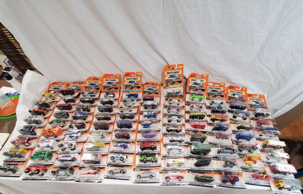 1998 Matchbox Cars Set: almost complete set