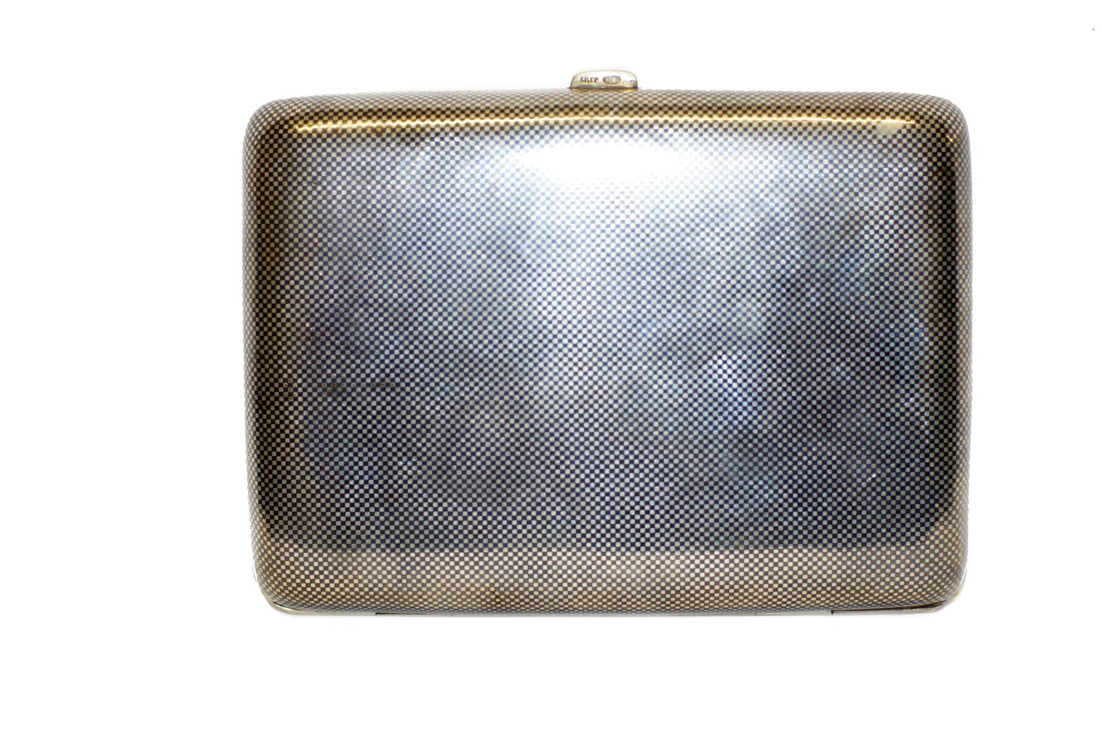 Antique Russian 84 Silver Cigarette Case: Antique Russian 84 Silver Cigarette or Cigar Case. Unusual Large Size 4" x 5.75" x 1". Weight 286 gram. Circa Early 1900's