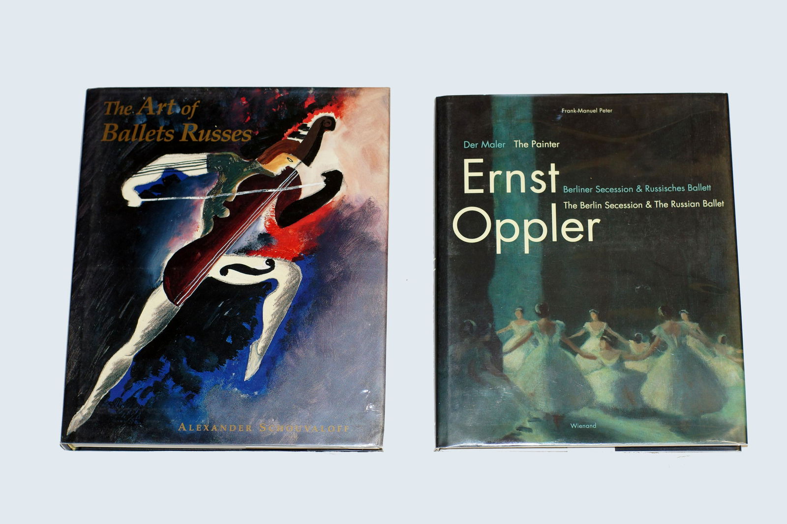 Russian Ballet Collectible Art Books: Ballet of Russia Collectible Art Books. Lot contains 2 Books. 1. The Art of Ballets Russes by A. Schouvaloff, 1997. 2. Ernst Oppler by Der Maler in English and German languages. From Book Collection/L