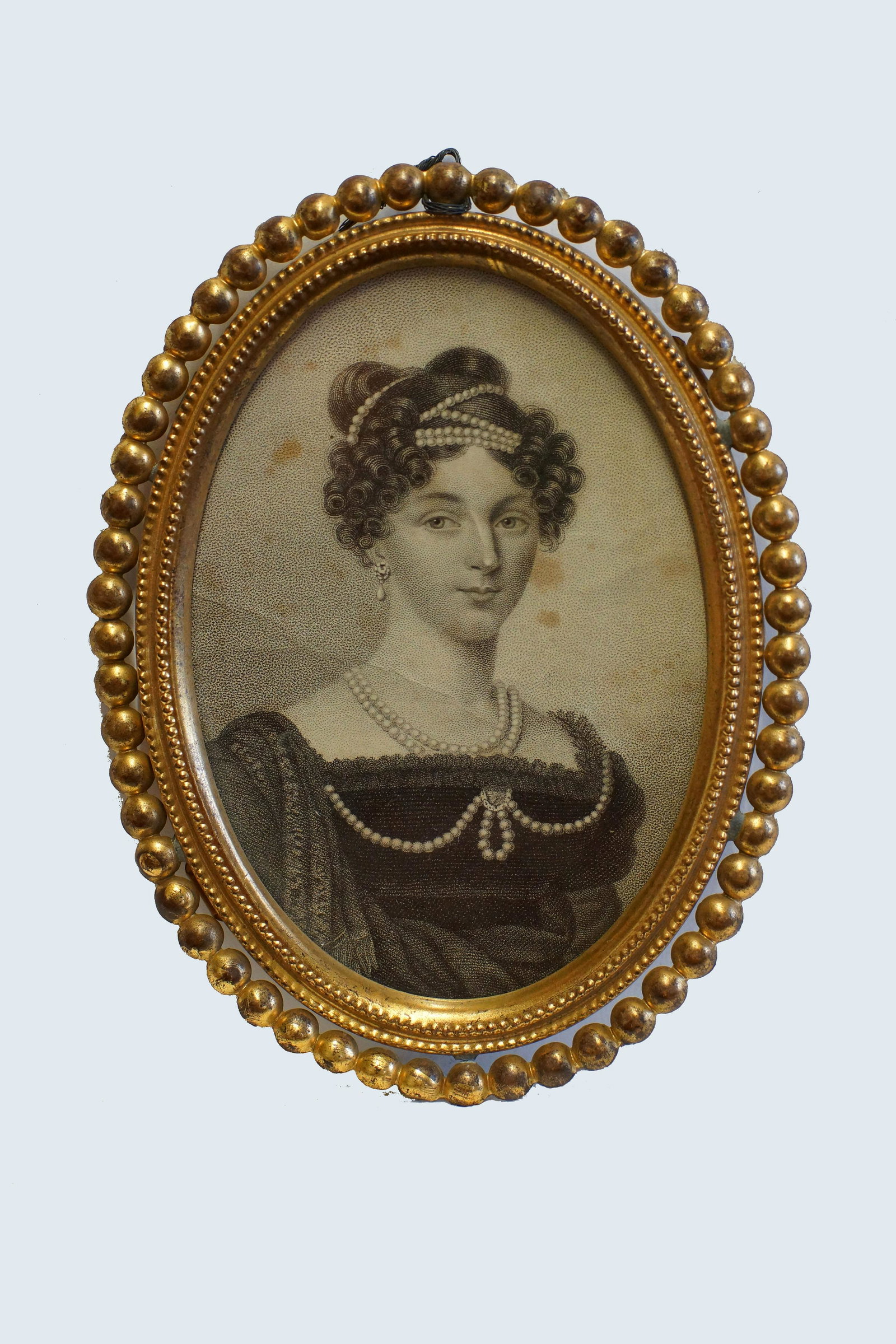 Antique Russian Engraving Princess Anna Pavlovna: Antique Russian 19th Century Engraving of Her Royal Highness Princess Anna Pavlovna of Russia (Romanov Family) Anna Pavlovna of Russia, 1795-1865. Russian princess, daughter of Paul I of Russia and Em