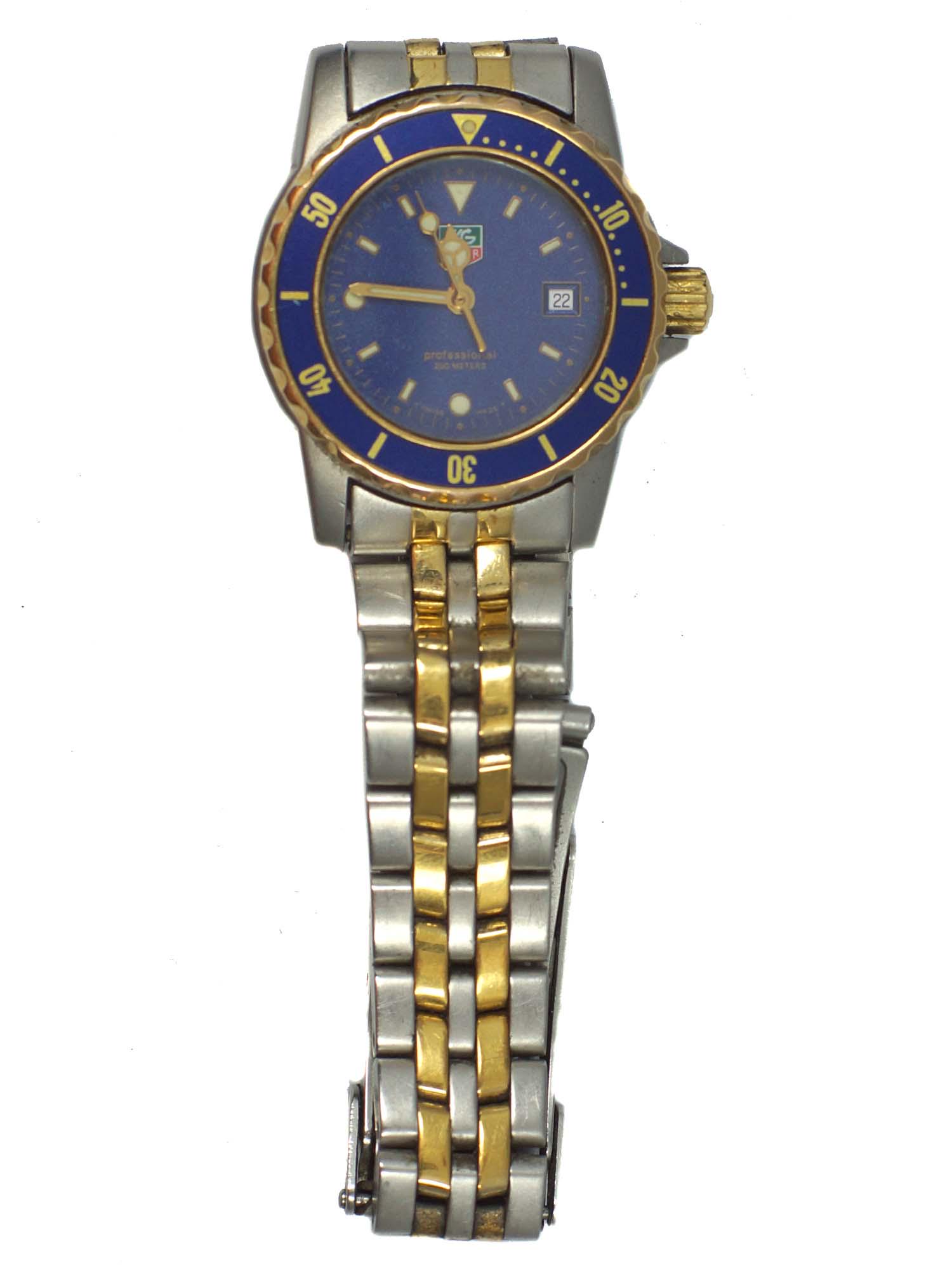 Tag Heuer Lady's Stainless Steel Watch: Tag Heuer Lady's Watch Classic Professional 200 Meters Water Resistant, Sapphire Crystal, stainless steel. Pre-owned; working condition.