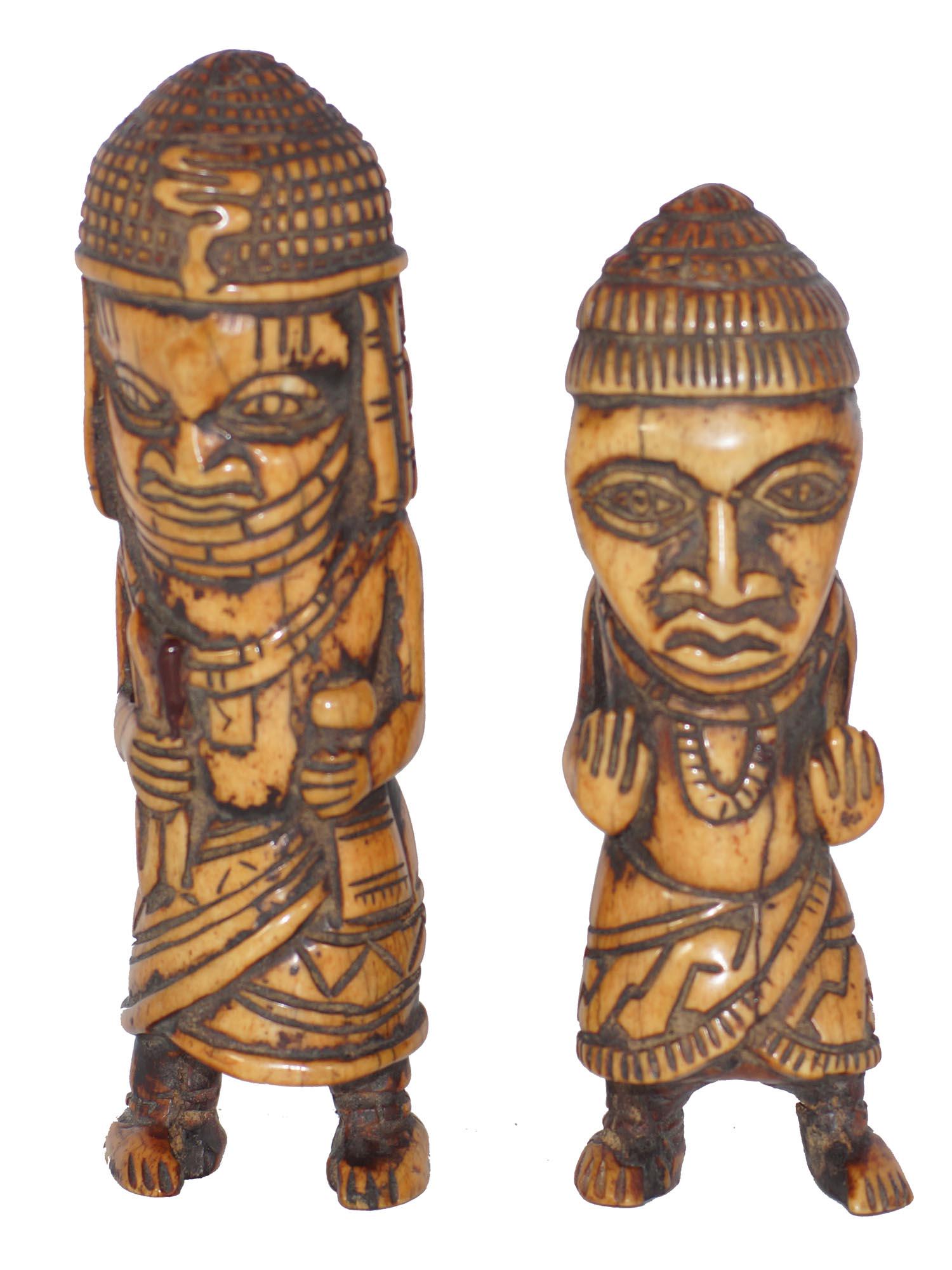 Ancient African God and Goddess Carved Bone Figurines - May 10, 2020