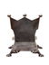 A RUSSIAN GILT SILVER AND ENAMEL SALT THRONE. - 3