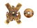A GOLD RUSSIAN BADGE MOSCOW REGIMENT LIFEGUARD - 2