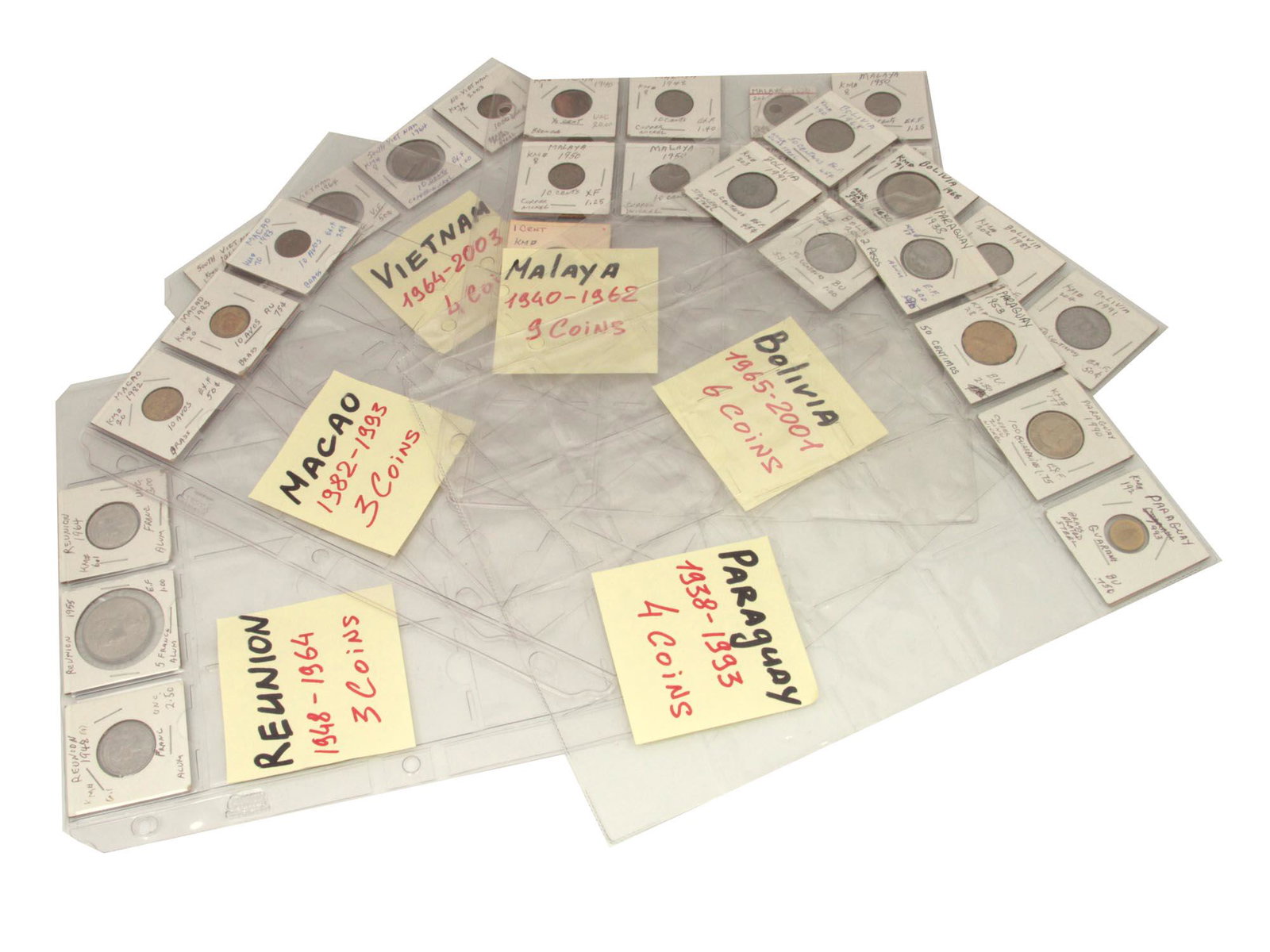 A LOT OF ASSORTED WORLD COINS (1 of 1)