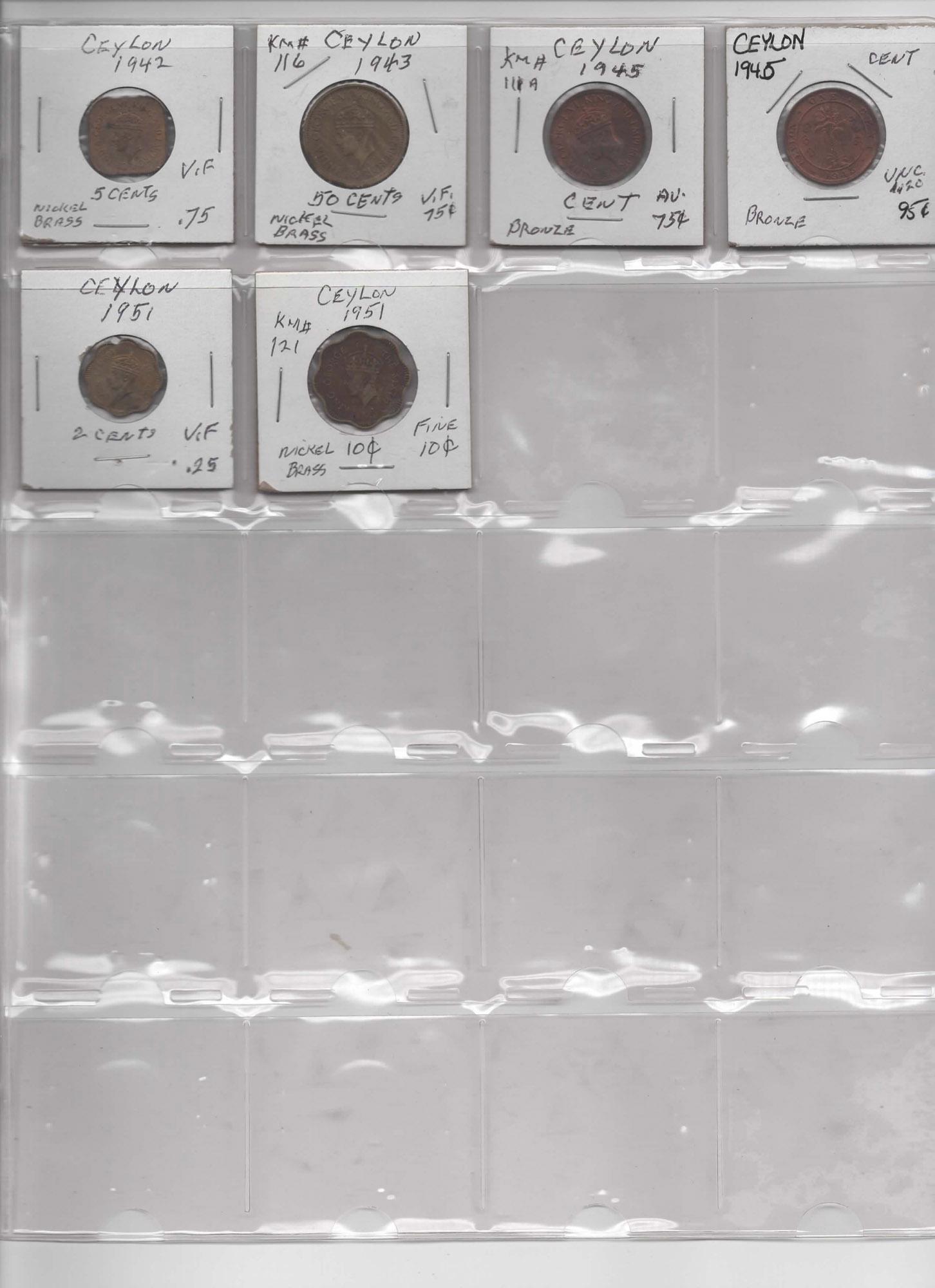 A LOT OF ASSORTED WORLD COINS (1 of 10)