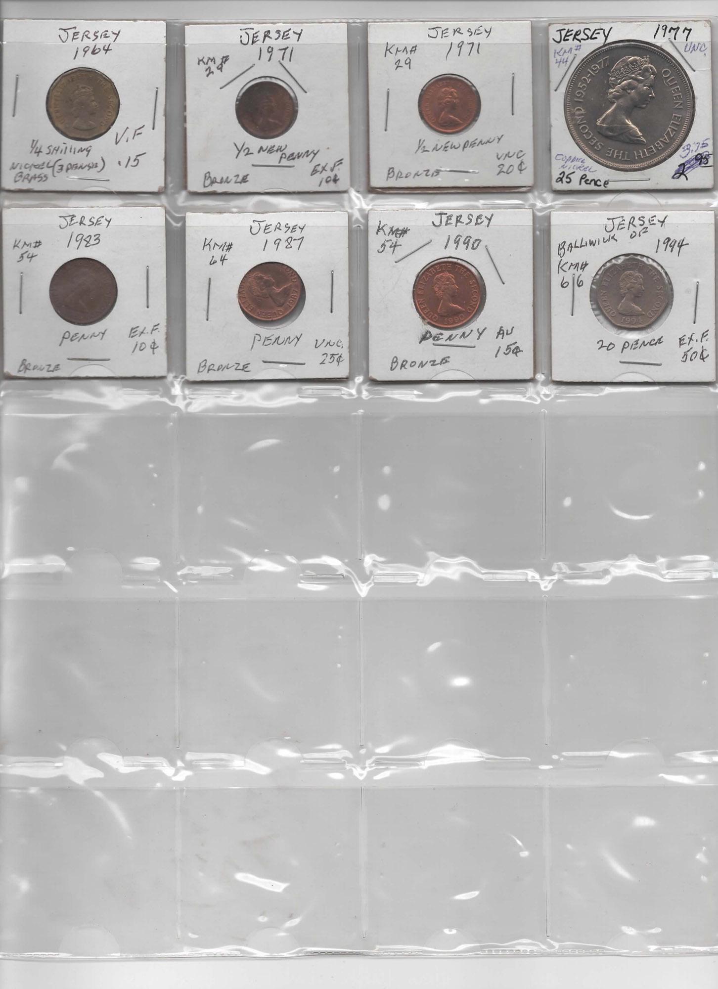 A LOT OF ASSORTED WORLD COINS (1 of 10)