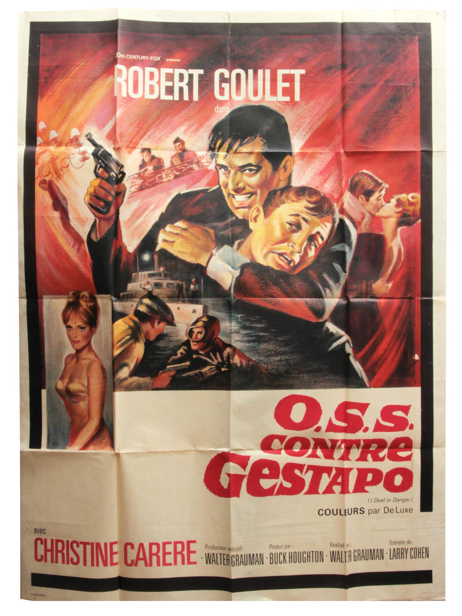 AN ORIGINAL VINTAGE FRENCH MOVIE POSTER (1 of 6)