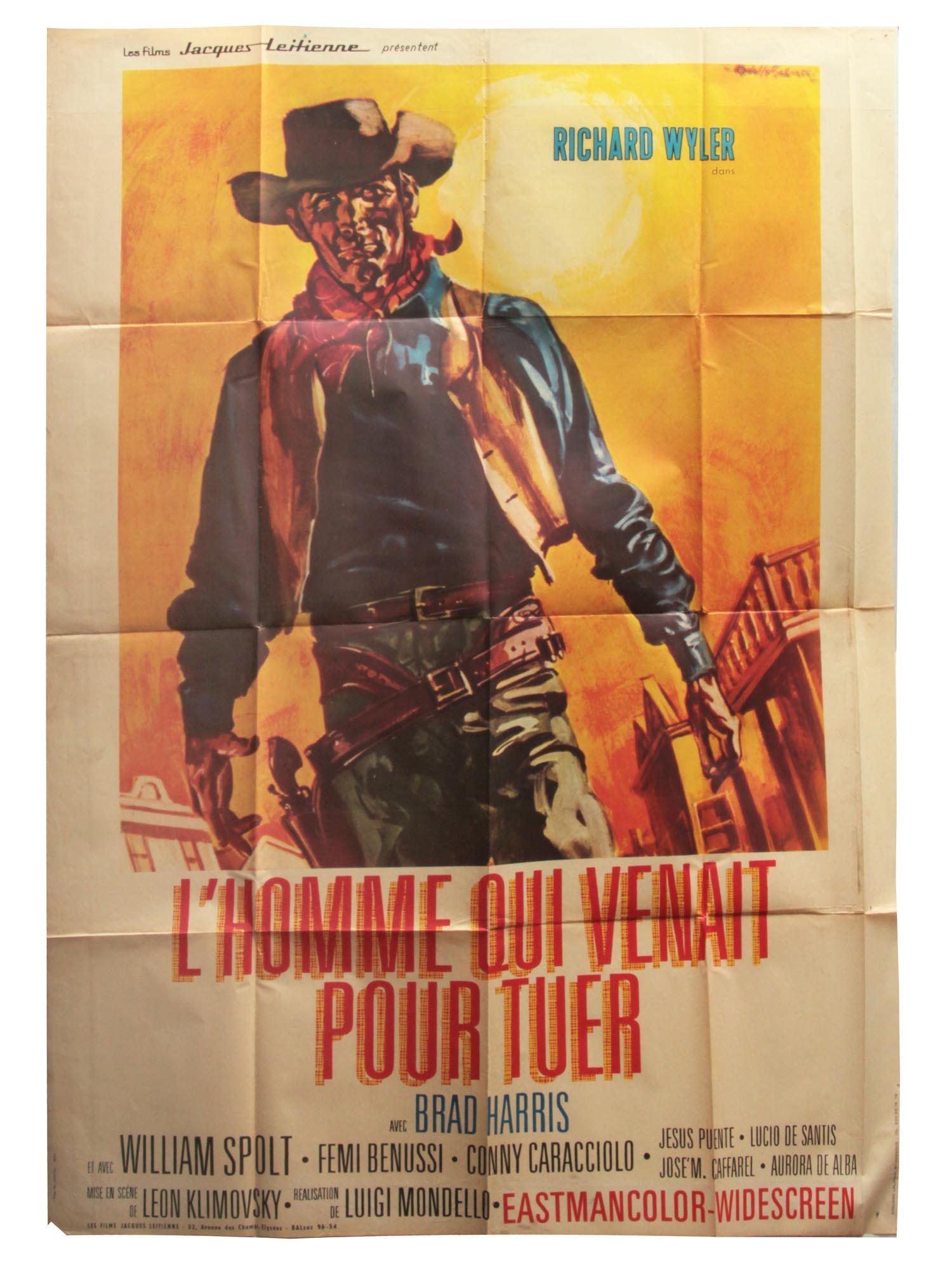 AN ORIGINAL VINTAGE FRENCH MOVIE POSTER (1 of 3)