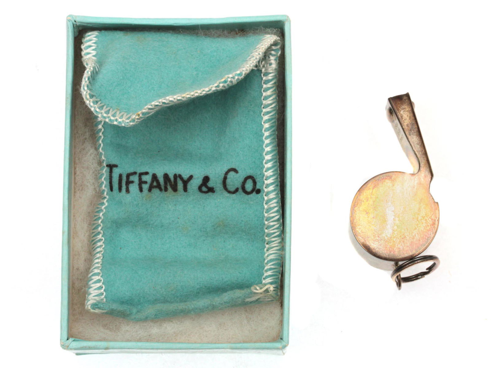 A Vintage Tiffany Co. Sterling Silver Whistle