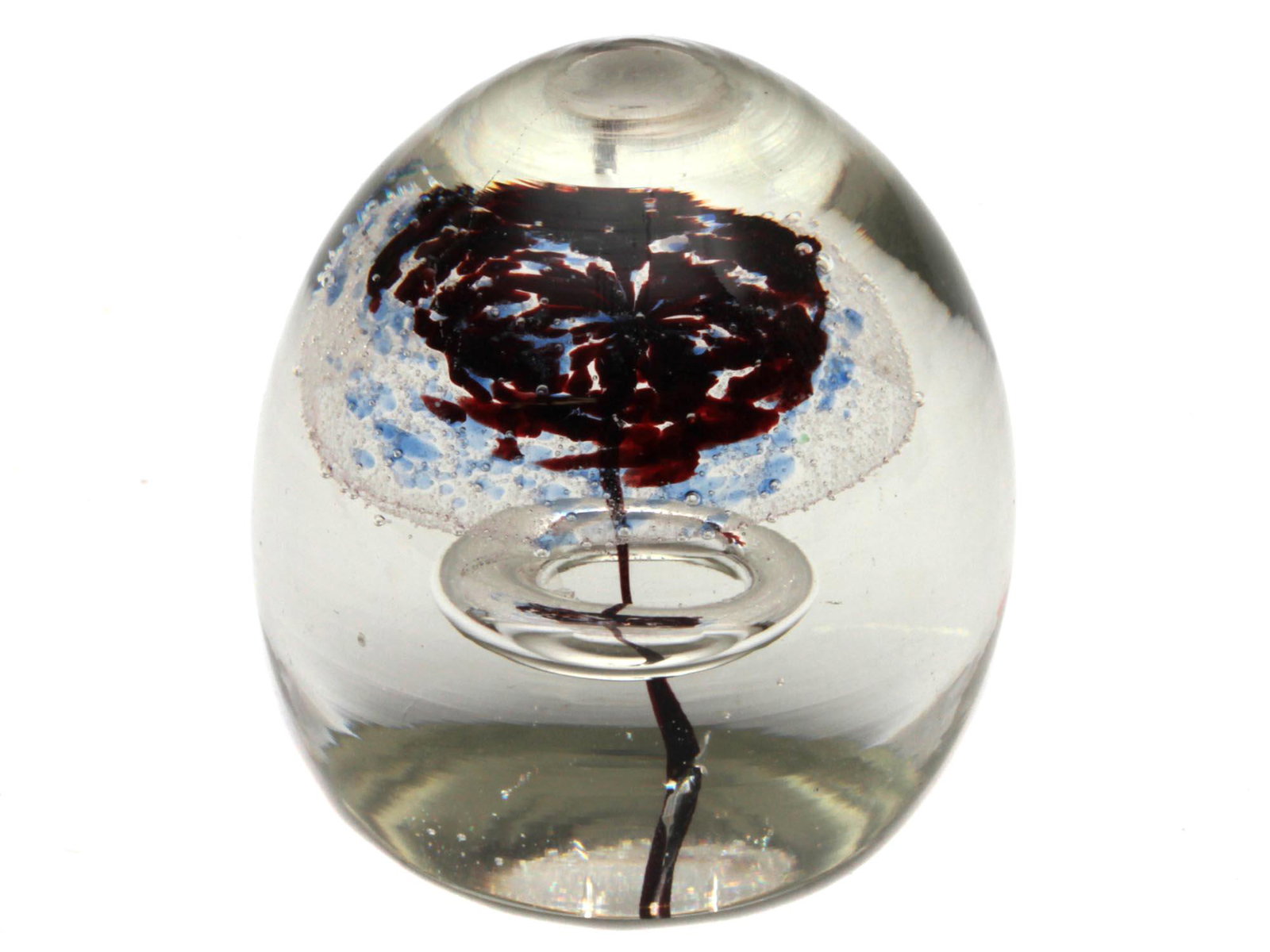 A VINTAGE ART GLASS HANDMADE PAPERWEIGHT (1 of 3)