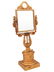 AN ANTIQUE FRENCH GILDED BRONZE MIRROR