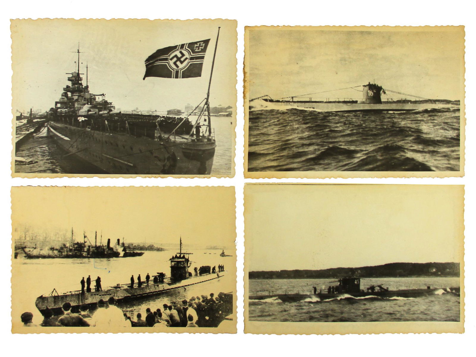 A LOT OF FOUR VINTAGE WWII MILITARY PHOTOGRAPHS (1 of 9)