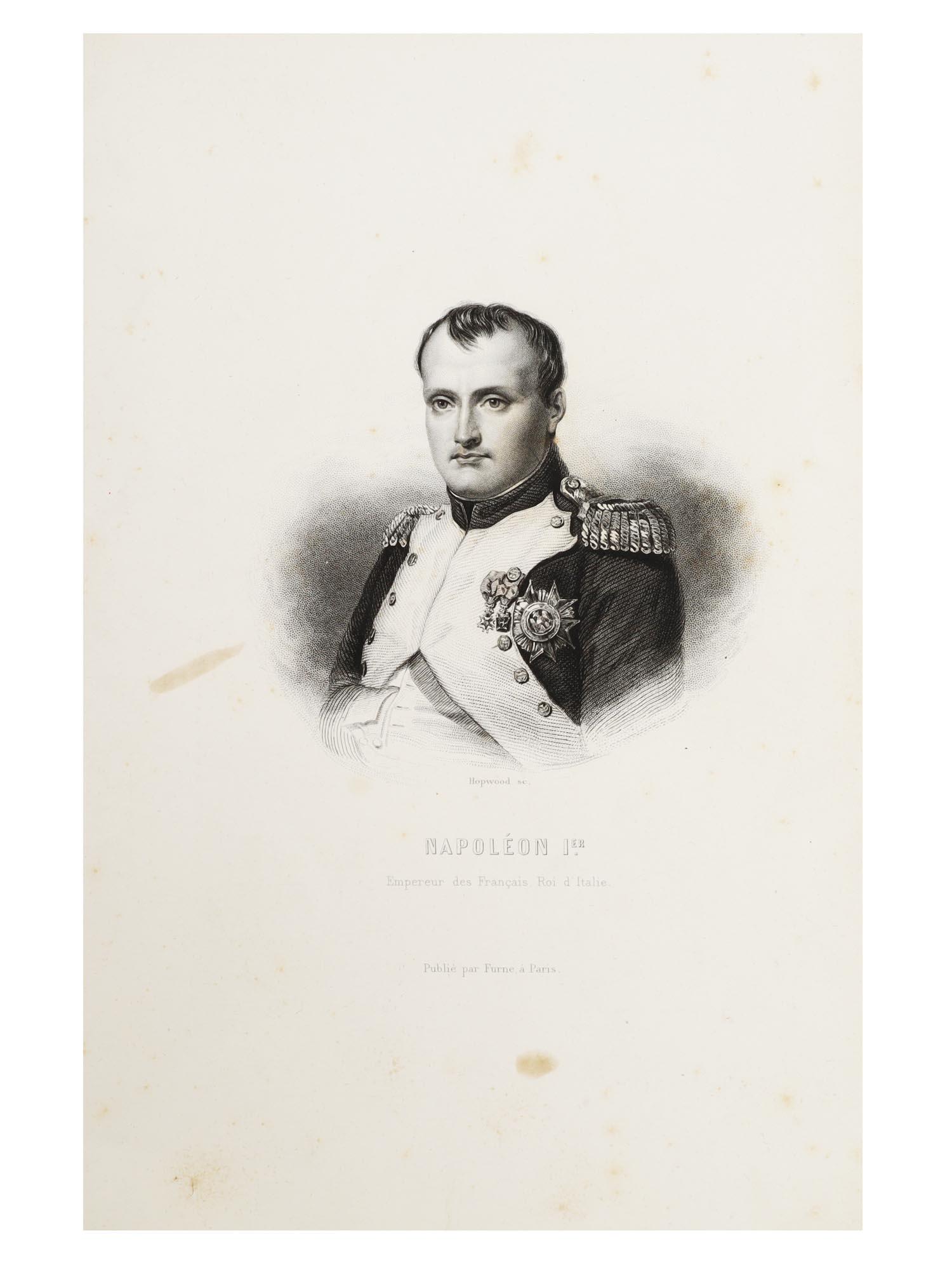 AN ANTIQUE FRENCH ENGRAVING DEPICTING NAPOLEON I (1 of 2)