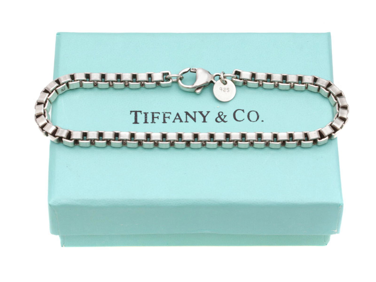 Buy Authentic Tiffany & Co Bracelet Vintage Tiffany Bracelet Box Chain  Design Bracelet Sterling Silver Bracelet BR 655T Online in India - Etsy