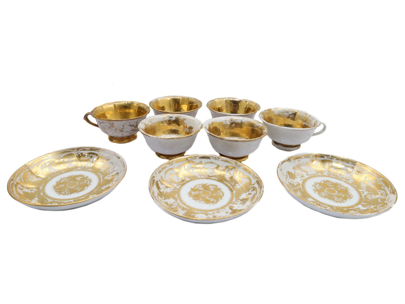 A RUSSIAN NICHOLAS I SIX-PIECE PORCELAIN SET (1 of 5)
