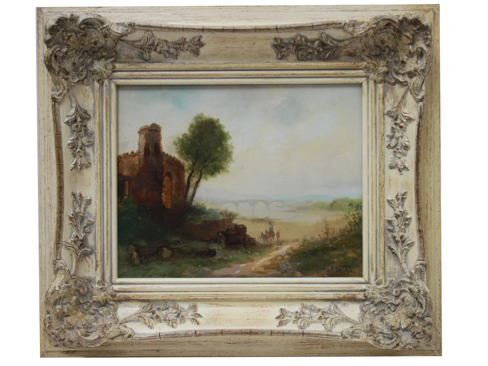 AN ANTIQUE OIL PAINTING BY VAN DER TELDEN (1 of 9)